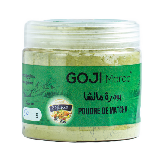 Poudre de matcha Bio en  vrac  -  ماتشا Maroc vente en ligne epicerie Fine 