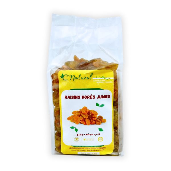 Raisins dorés jumbo, زبيب جمبو - C'Naturel