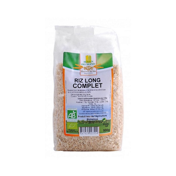 Riz long complet - Moulin des moines Maroc vente en ligne epicerie Fine 