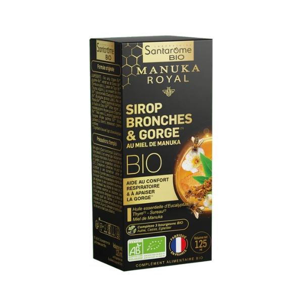 Sirop Bronches & Gorge au Miel de Manuka Bio - SANTAROME BIO