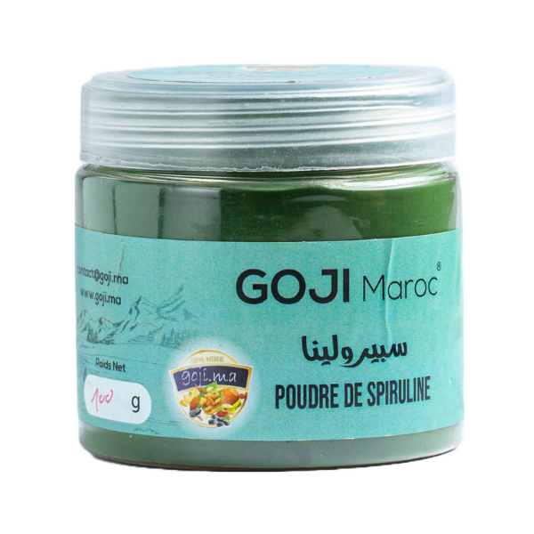 Spiruline en poudre bio en vrac - سبيرولينا Maroc vente en ligne epicerie Fine 