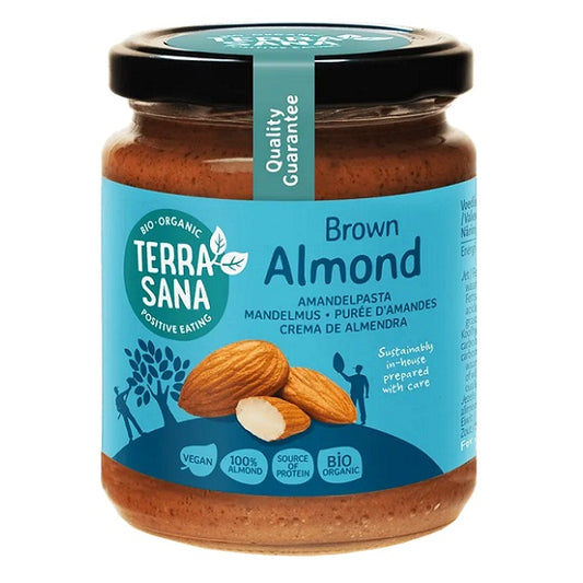 Purée d'amandes grillées BROWN, 250g - TERRASANA