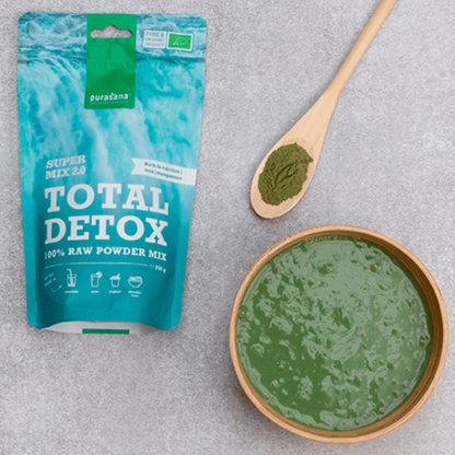 Total Detox Mix 2.0 en poudre, 250g - PURASANA Maroc vente en ligne epicerie Fine 