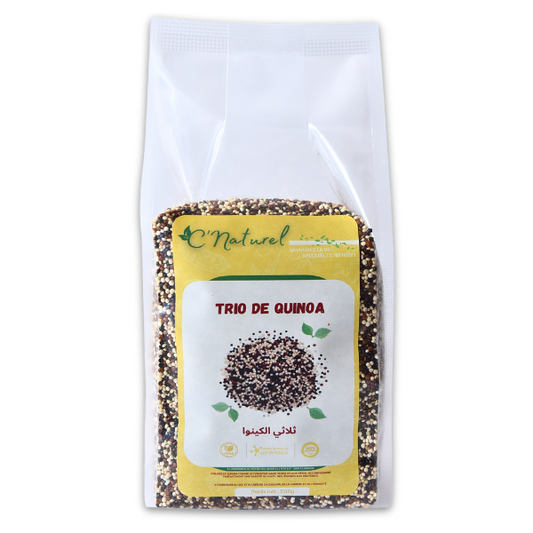 Trio de Quinoa Blanc Rouge et Noir,  ثلاثي الكينوا - C'Naturel