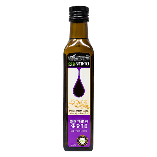 Huile de sésame vierge BIO -  زيت بذور السمسم - ECOSANA