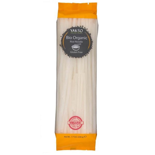 Nouilles de riz blanches BIO,  220g - YAKSO