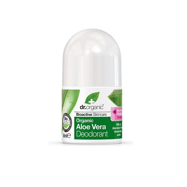 Déodorant BIO à l’Aloe Vera 50ml - Dr. Organic Maroc vente en ligne epicerie Fine 
