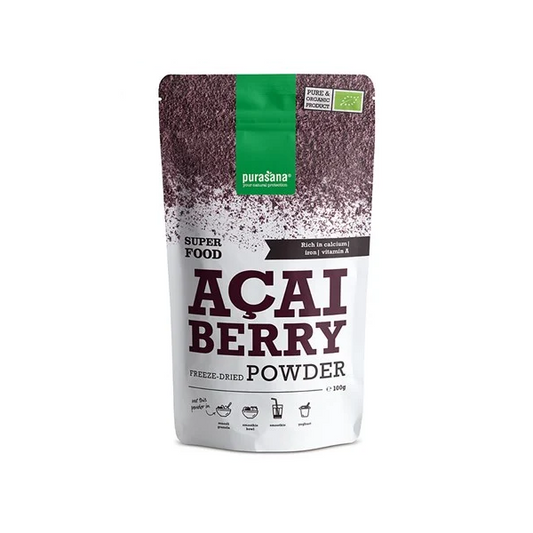 Açai en poudre 100g - PURASANA Maroc vente en ligne epicerie Fine 