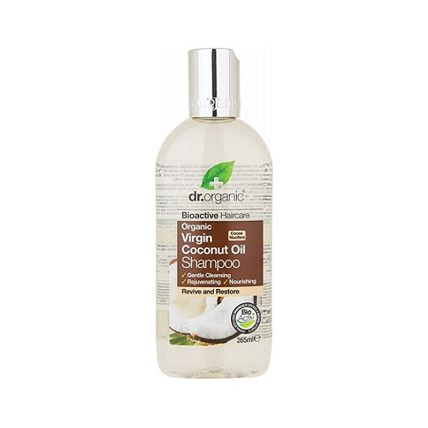 Shampoing à l'Huile de Noix de Coco 265 ml - Dr. Organic Maroc vente en ligne epicerie Fine 
