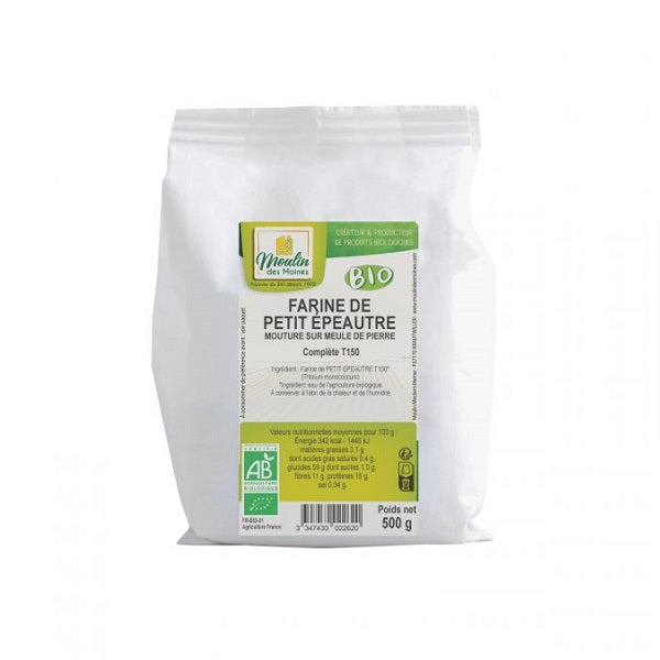 Farine de petit épeautre complète T150 - Moulin des Moines Maroc vente en ligne epicerie Fine 