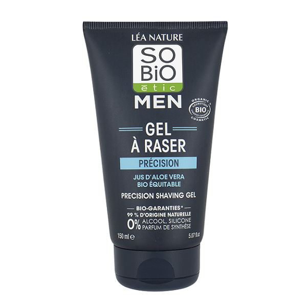 Gel aloe vera à raser précision, 150ml - So' Bio ETIC Maroc vente en ligne epicerie Fine 
