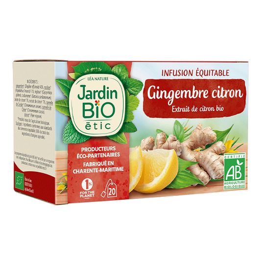 Infusion  Gingembre Citron -  JARDIN BIO