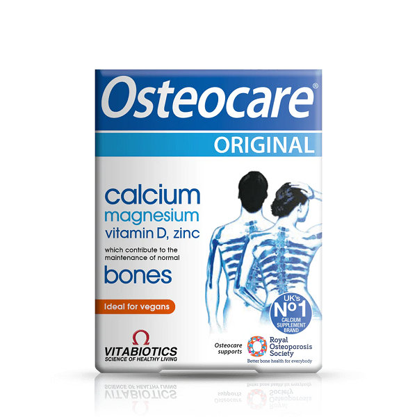 Osteocare Calcium magnésium, 30 Comprimés - VITABIOTICS Maroc vente en ligne epicerie Fine 