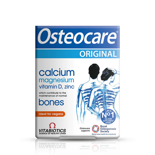 Osteocare Calcium magnésium, 30 Comprimés - VITABIOTICS Maroc vente en ligne epicerie Fine 