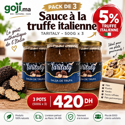 Pack Sauce à la truffe italienne 5%, 500g – TARITALY