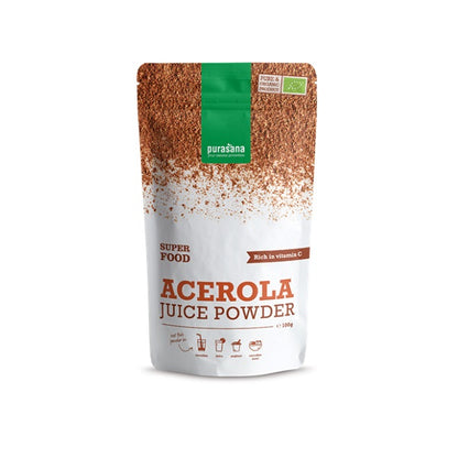 Poudre acérola - PURASANA مسحوق كرز هندي Maroc vente en ligne epicerie Fine 