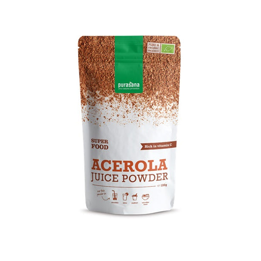 Poudre acérola - PURASANA مسحوق كرز هندي Maroc vente en ligne epicerie Fine 