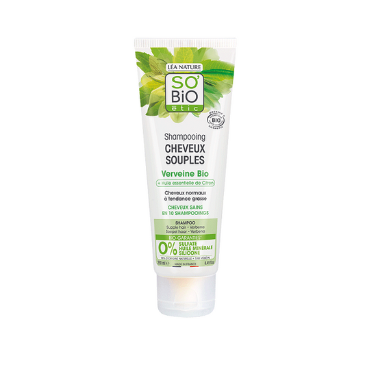 Shampoing Cheveux souples verveine Bio 250 ml - So' Bio ETIC Maroc vente en ligne epicerie Fine 