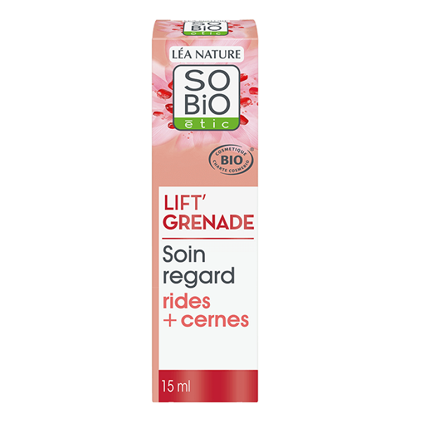 Gel contour des yeux, LIFT'GRENADE, 15ml - So' Bio ETIC Maroc vente en ligne epicerie Fine 