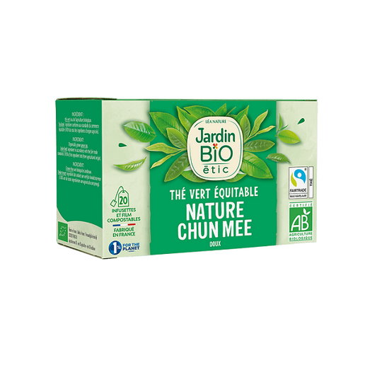 Infusion Thé vert équitable nature doux - JARDIN BIO Maroc vente en ligne epicerie Fine 