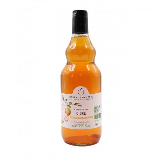 Vinaigre de cidre de pomme non pasteurisé, 5% d'acidité - Côteaux Nantais