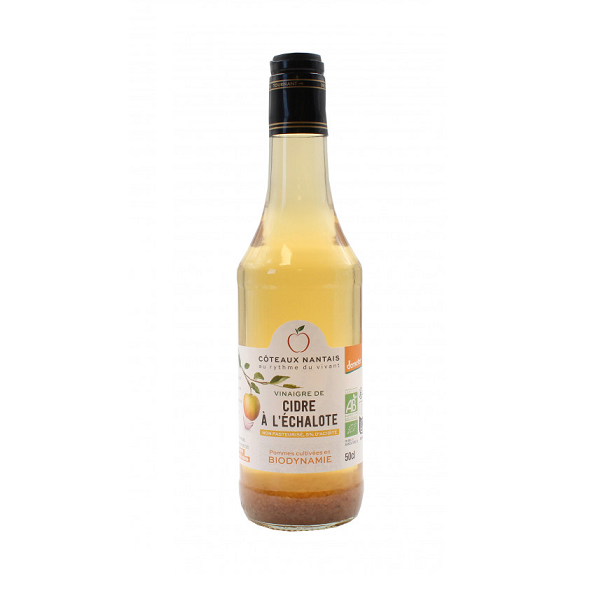 Vinaigre de cidre échalotes Bio Demeter - Côteaux Nantais خل التفاح العضوي ديميتر مع الكراث - كوتو نانتيه