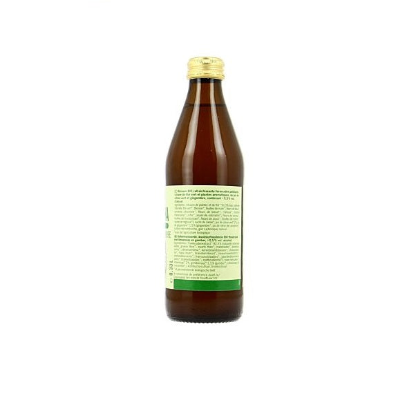 Kombucha Citron Vert & Gingembre 33cl - Voelkel Maroc vente en ligne epicerie Fine 